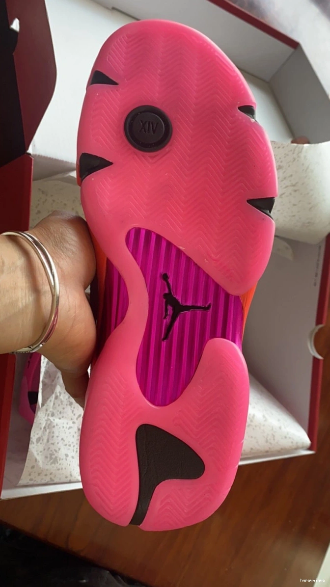 HYPE Retro Low Shocking (W) DH4121-600 Pink Jordan 14 0718